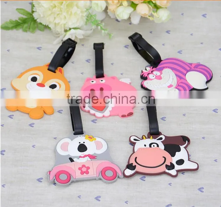 Customized PVC luggage tag, Hot sale PVC luggage tag, Promotional luggage tags