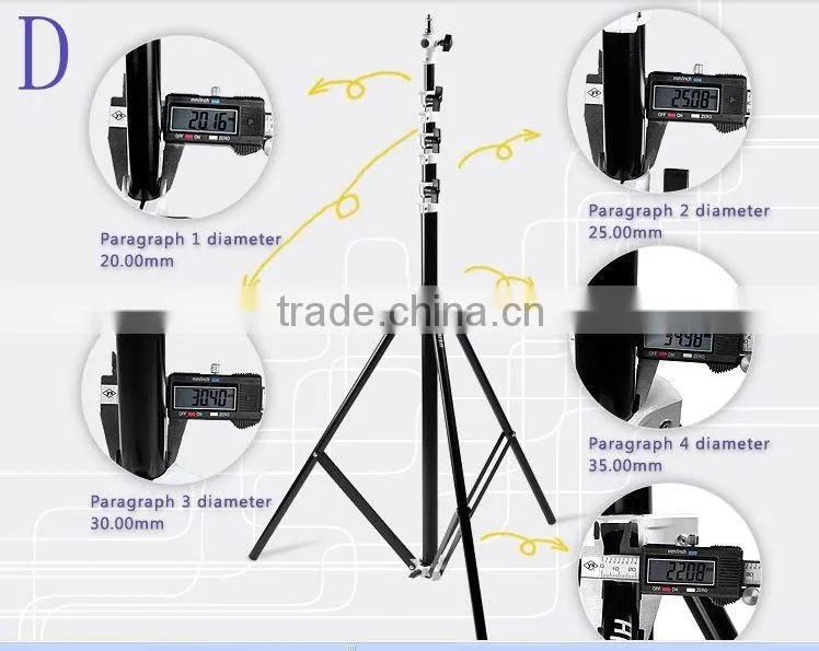 Photographic equipment 4.0m flexible studio photo air cushion light stand