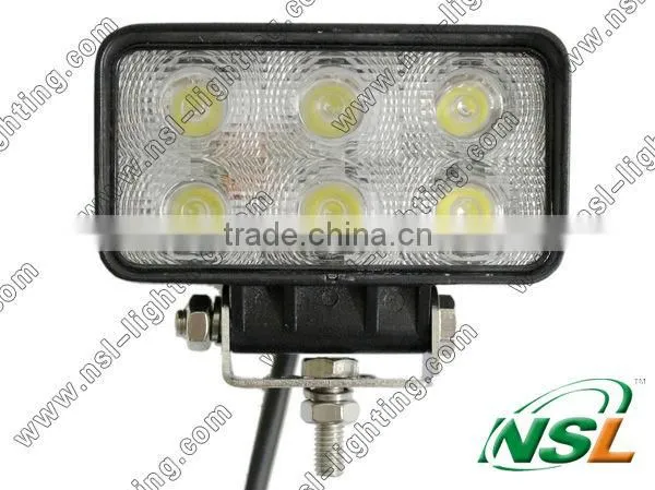 4.5" 18W auto led working light,6 led driving light for offroad,atv,4x4