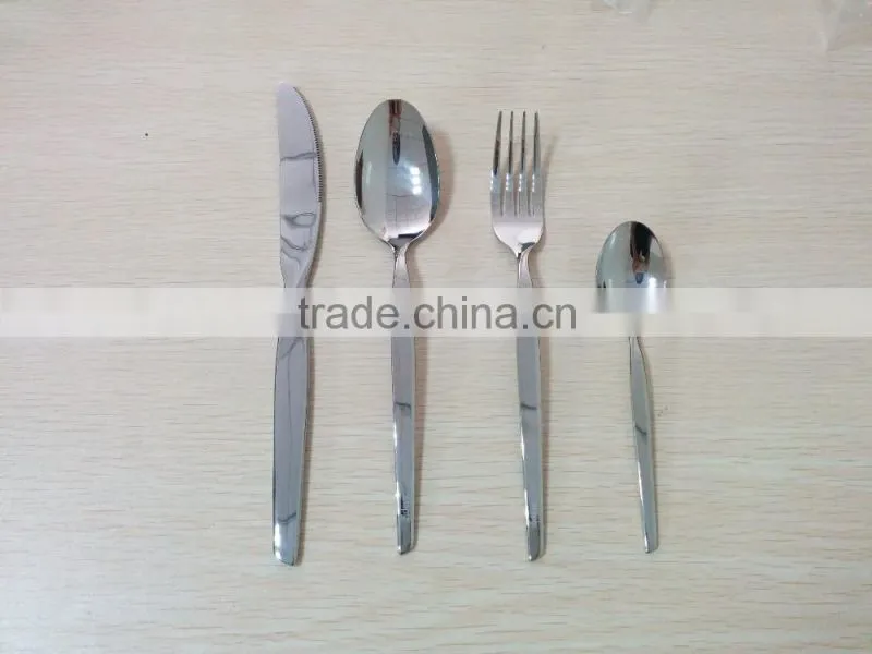 Slim and delicate design stainless steel cultery new design