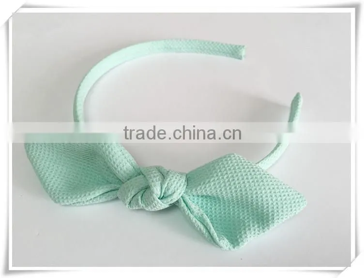 Fancy headbands for girls bow tie hairband and ribbon bow hair band