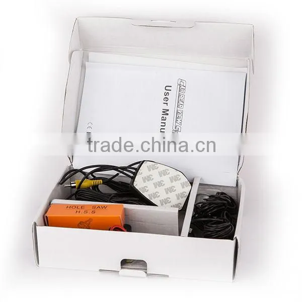 latest car rear view mirror parking sensor of 3.5inch monitor