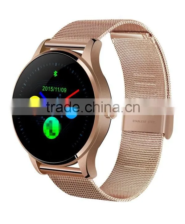 Wholesale MTK2502C Round IPS Touch Screen Smartwatch K88H Bluetooth Camera Watch with Sim Card and Heart Rate Monitor