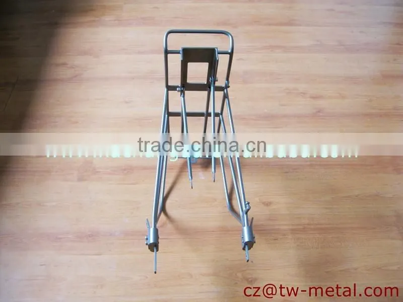 Customized Titanium bicycle rear rack Ti bike luggage carrier for MTB bike