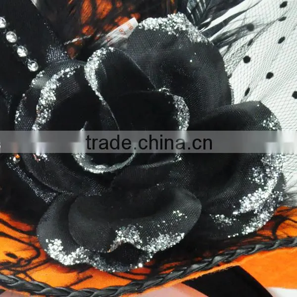 FASHION PRINTING FABRIC WITCH HAT HEADBAND