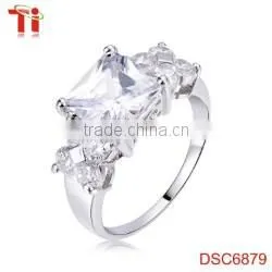 Aohua sterling silver jewelry, 925 silver ring diamond, factory direct sale s925 ring jewelry for wedding
