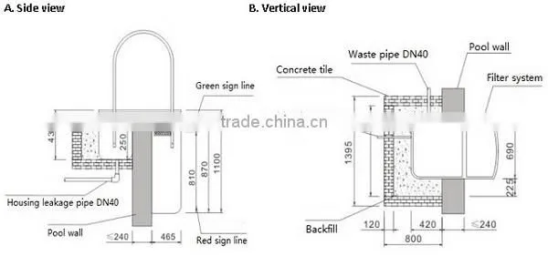 Cleaning Swimming Pool Equipment Direct Supplier for Sale China Factory PK8028