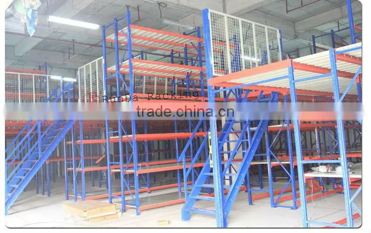 warehouse multi tier mezzanine rack