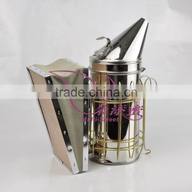 best quality beekeeping stainless steel corium bee dadant smoker