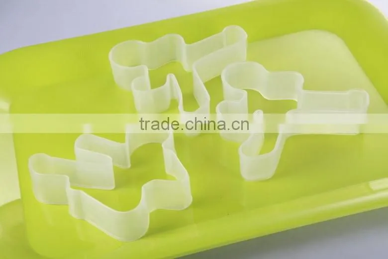 number plastic cookie cutters transparent sugar paste mold