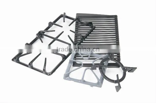 China manufacturer black color enamel round cast iron grill grates