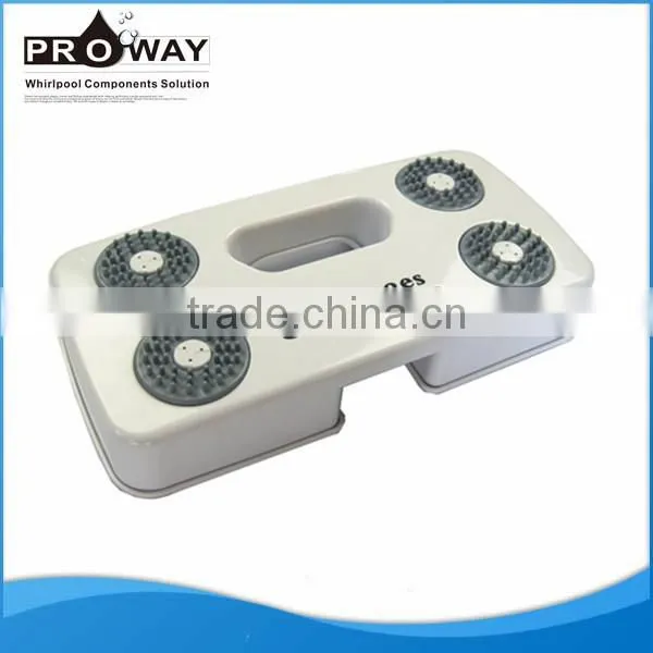 Shower Room Components Plastic Four Jets Water Pressure Bathroom Foot Massager