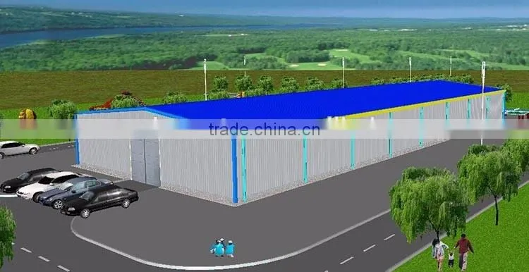 Prefabricated Low Cost Factory Workshop Steel Building