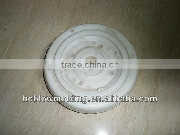 OEM BLOW MOLDING plastic toy wheels Big plastic hub toy cart wheel on sale