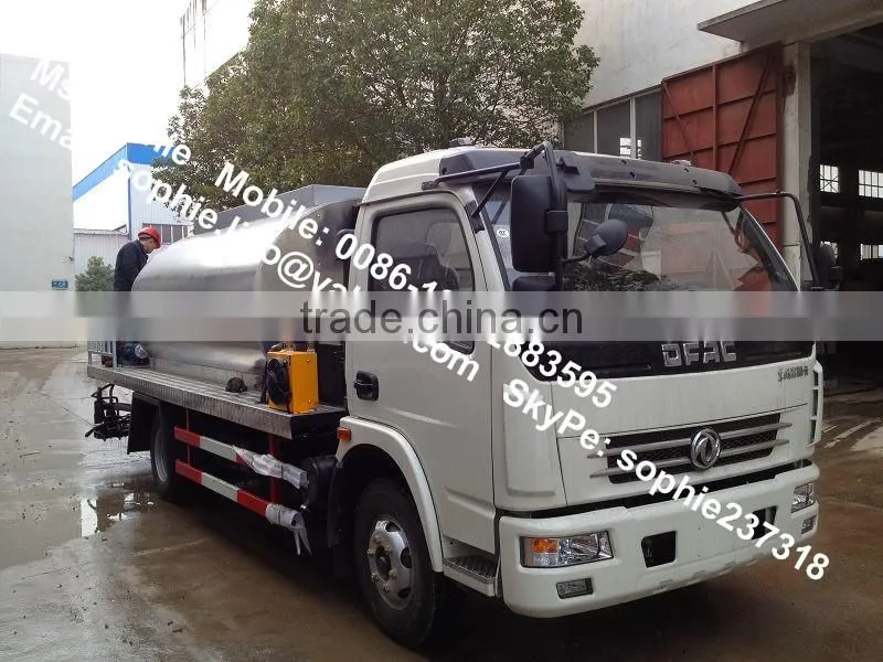 6cbm bitumen tanker truck, bitumen transportation truck,bitumen distributor truck
