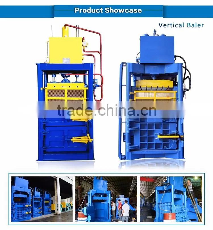 High Performance Vertical Baler carton compress baler machine