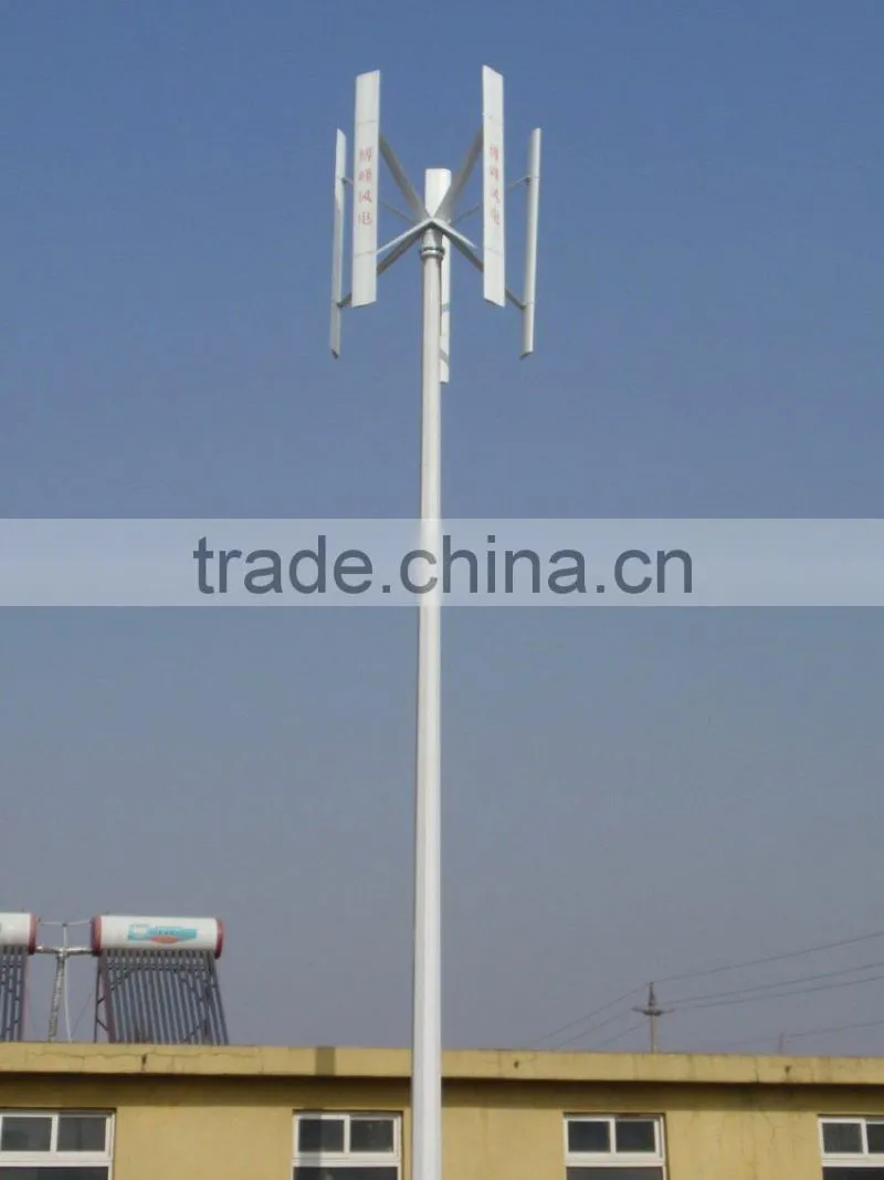 vertical axis wind generator for house use