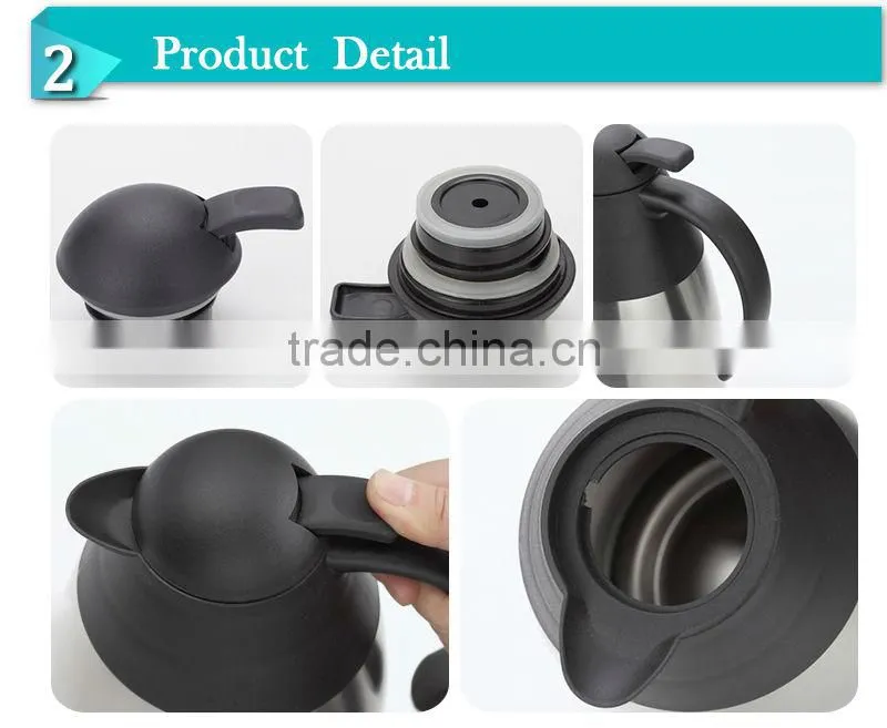 European hot sale vacuum flask thermos stainless steel coffee bottle (JSUC)