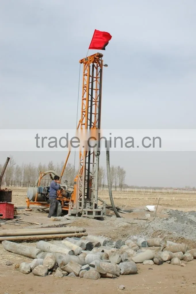 120m depth small truck mounted water well drilling equipment
