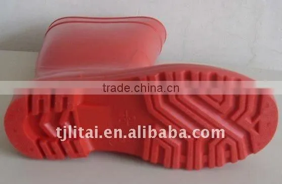 PVC Outsole Material and Unisex Gender PVC Rain Boots