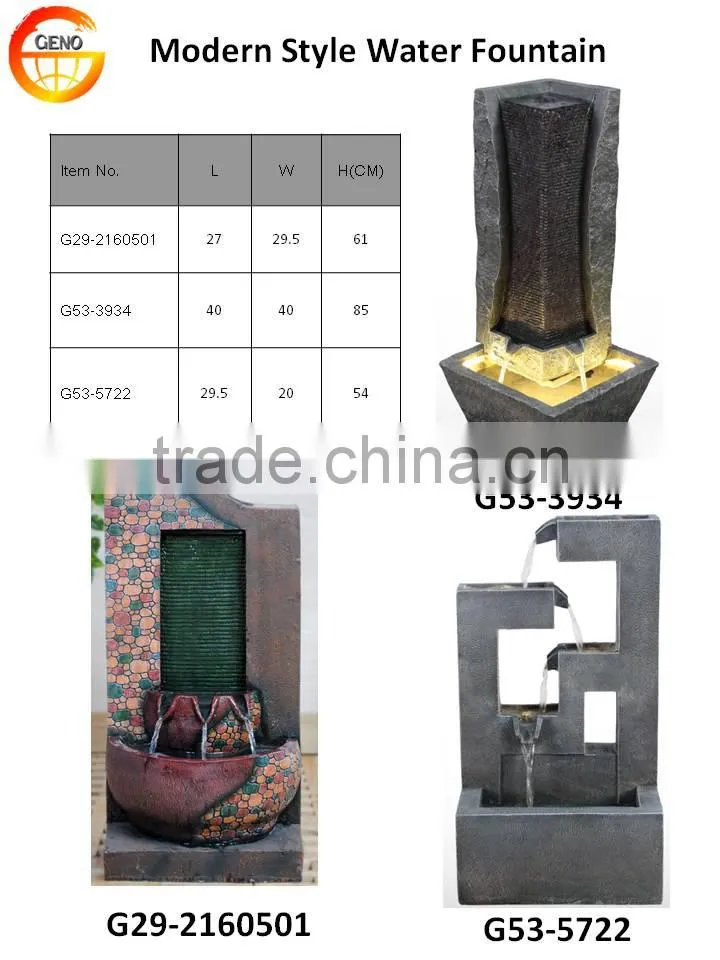 2017 New water features outdoor of China National Standard