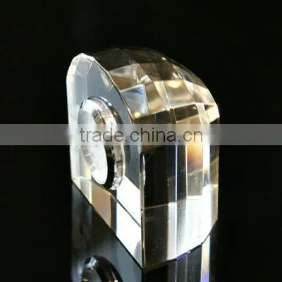 2016 desktop crystal clock paperweight