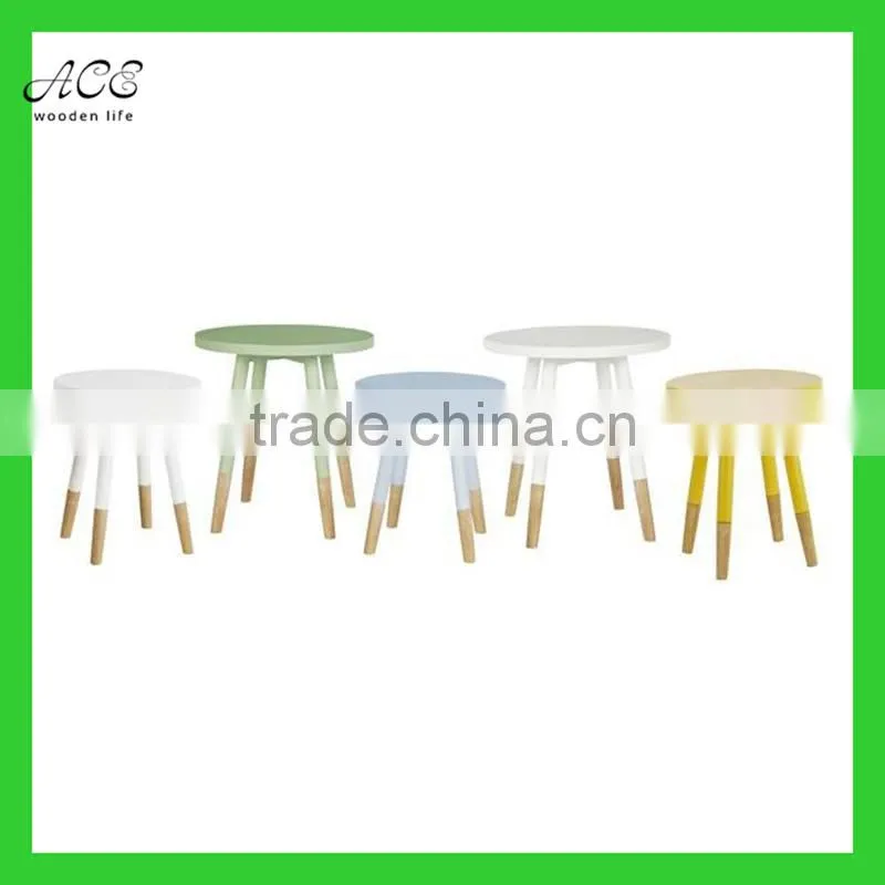 custom wooden stool/solid wood stool/custom color stool