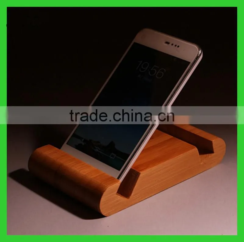High quality exquisite bamboo phone stand