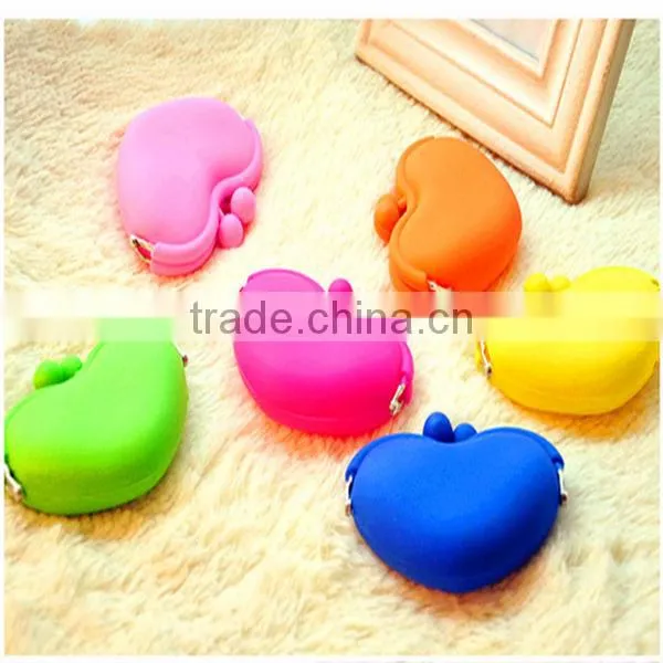 2014 NEW Promotional silicone coin purse china cheap silicone purse manufacturer