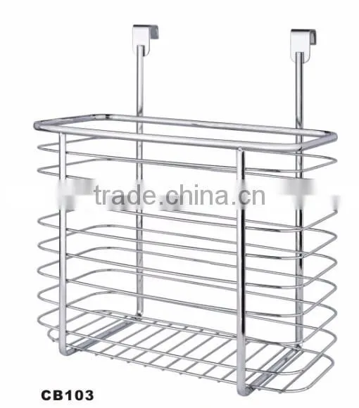 Jiangmen Kitchen Over The Cabinet Door Metal Wire Storage Basket