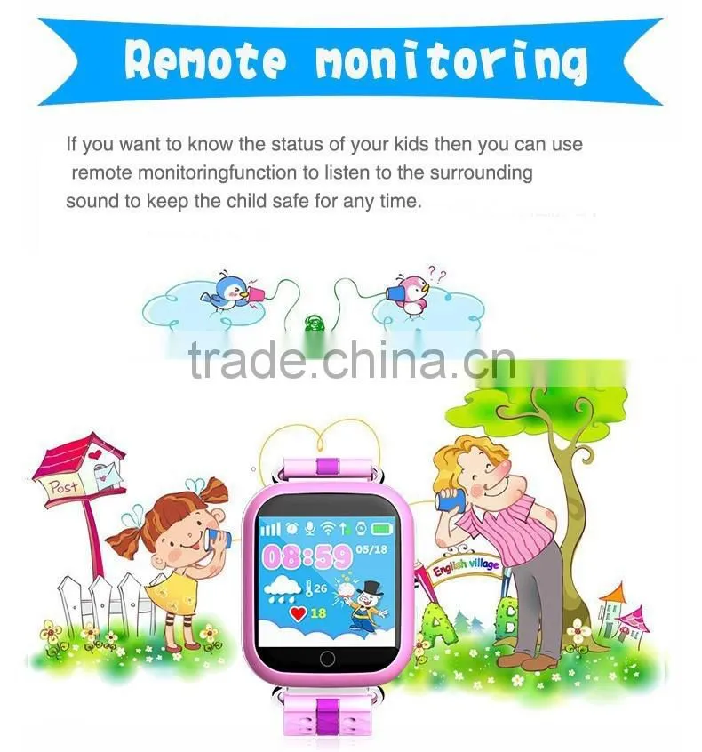Q750 Smart GPS Watch For Kids with with Wifi 1.54inch touch screen SOS Call