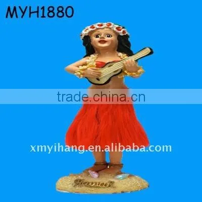 resin Ukuleles hawaii hula girl