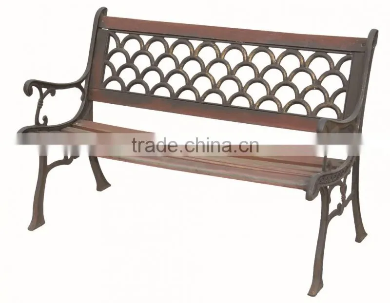 Trade Assurance garden Furniture antique cast iron bench supplier