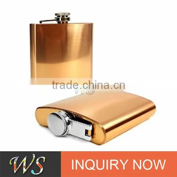 2016 hot selling free sample of BPA free eco-friendly feature copper flask