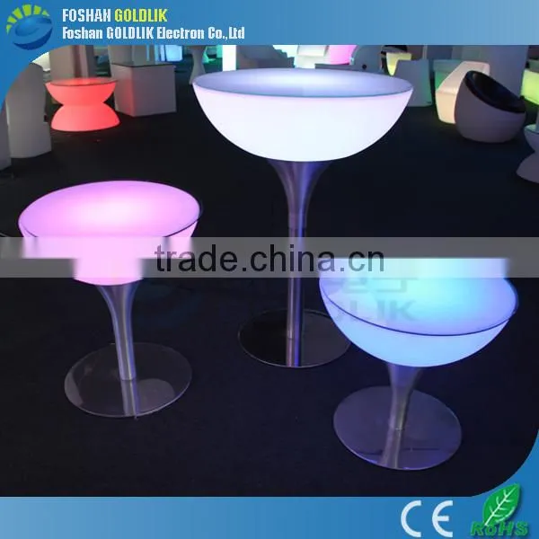 WIFI Control Bar Furniture Decking Plastic Glowing Bar Table