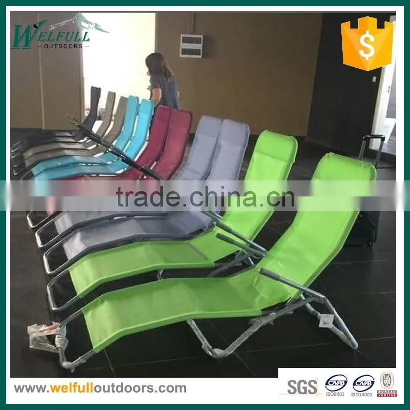Smooth and soft lightweight outdoor sun lounger