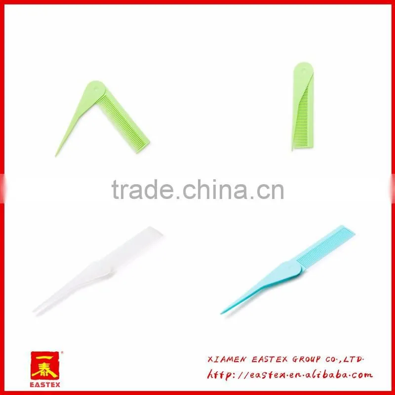 Good Quality Mini pocket plastic folding comb