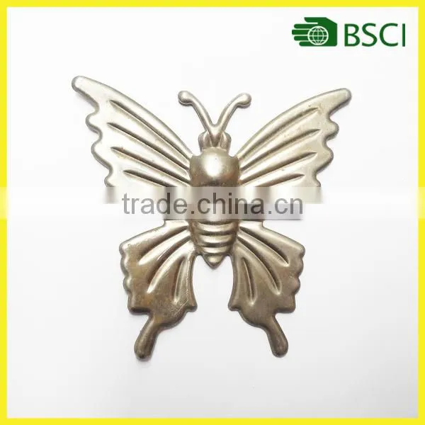 YS15B029 butterfly wrought iron decoration parts for plant decoration
