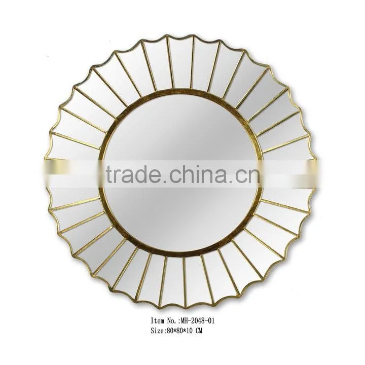 Iron round framed mirror for home decor MH-2042-01