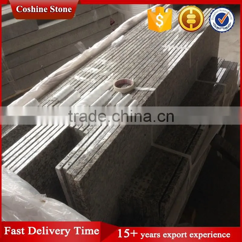 Most popular Chinese cheap Prefab tiger skin white granite countertop