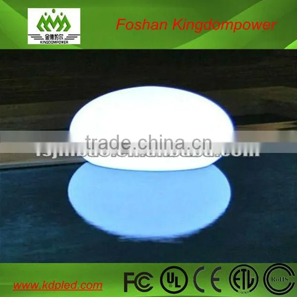 Rechargeable colorful IP68 waterproof led 40cm pebble