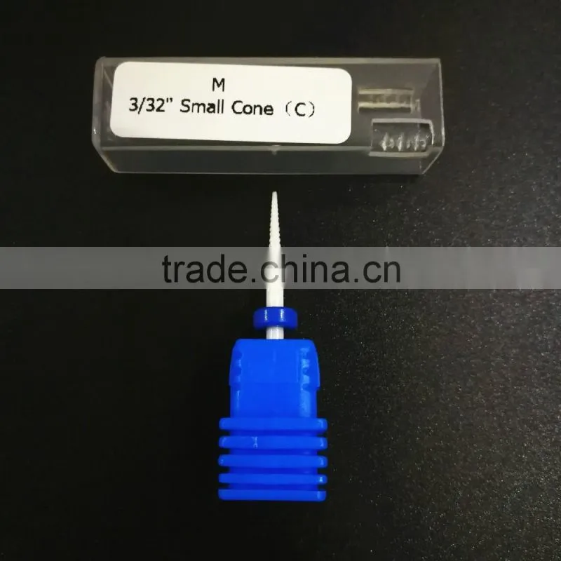 Medium Ceramic Nail Drill Bits - Small Cone Bit