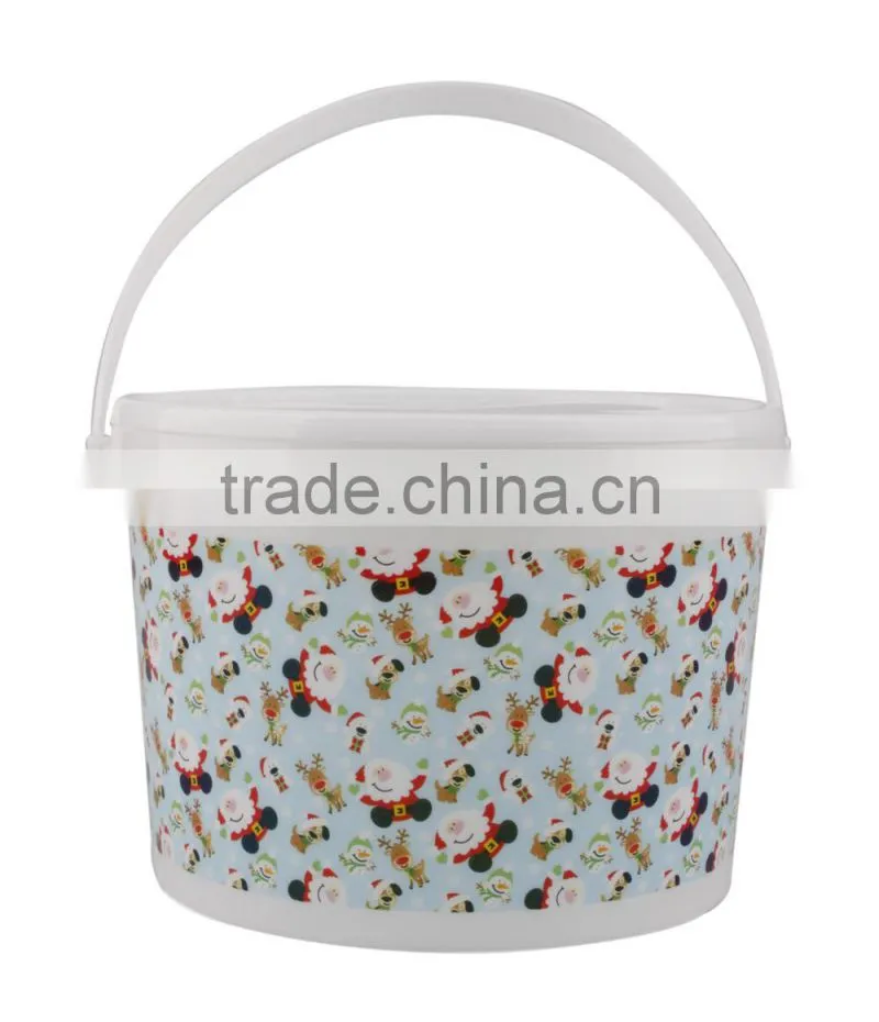 Cheap Price Customized Color PP Plastic Popcorn Bucket