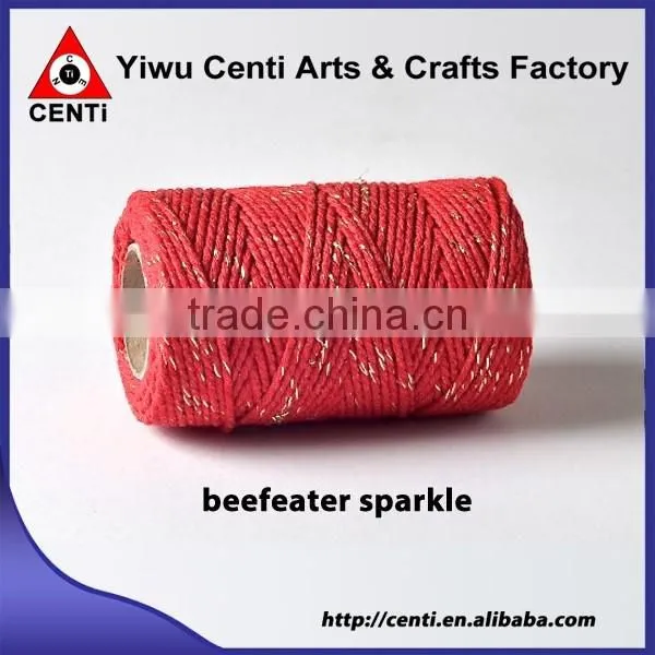 Quality silver sparkle coloured original cotton bakers twine