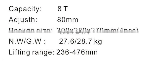 Wholesale China Cheap Small Hydraulic Jack---SFJ-08