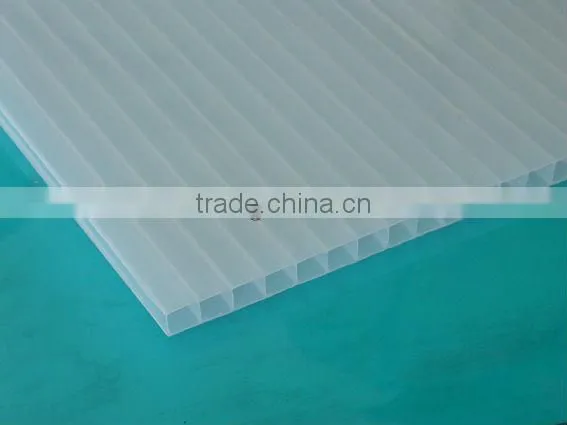 High quality transparent pp hollow sheet