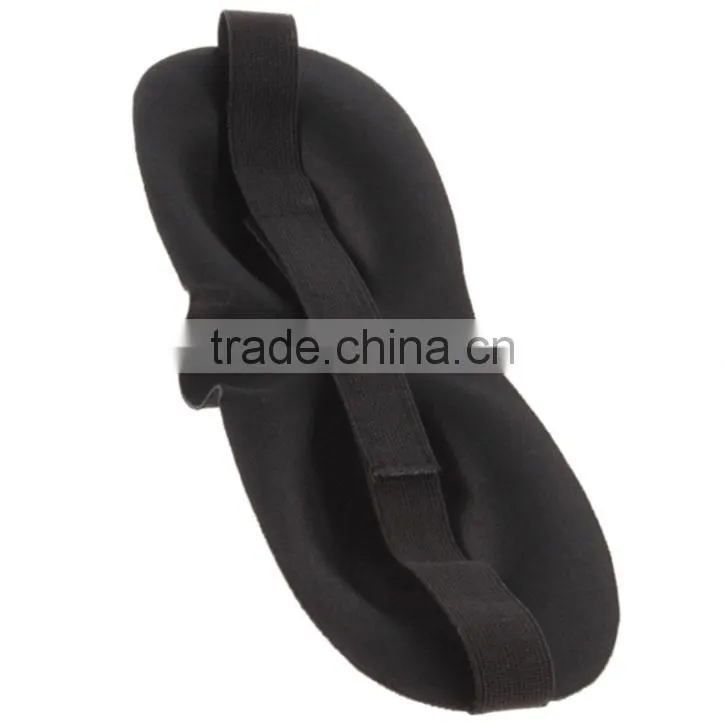 Hot Sale Travel Rest 3D Sponge EyeShade Sleeping Eye Mask Cover Sleep Blindfolds For Health Care To Shield The Light Black