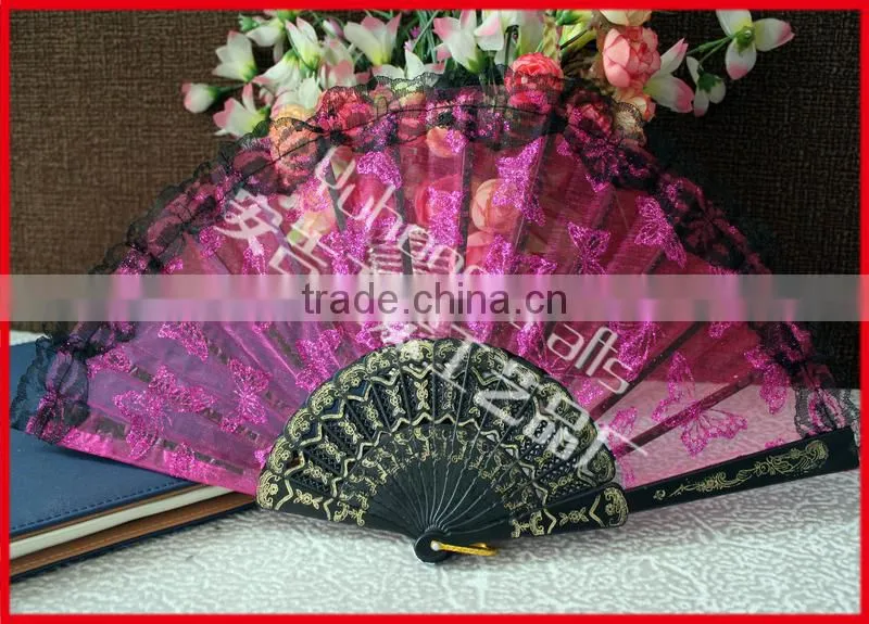 Beautiful Spanish style lace plastic fan