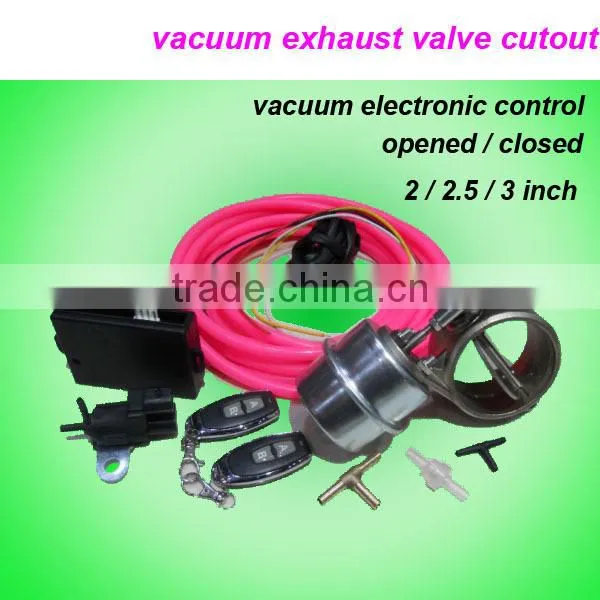 car part tuning muffler vacuum exhaust valve cutout