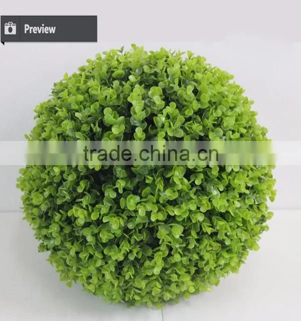 Artificial boxwood topiary decorative grass ball for garden